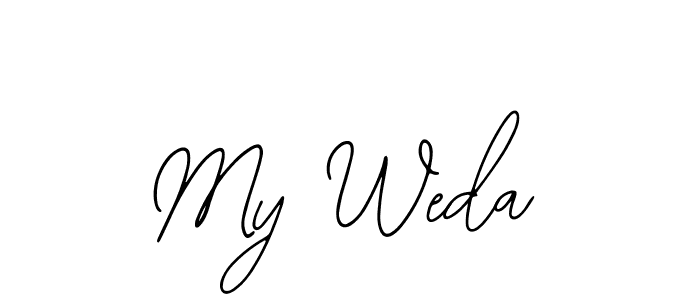 Make a short My Weda signature style. Manage your documents anywhere anytime using Bearetta-2O07w. Create and add eSignatures, submit forms, share and send files easily. My Weda signature style 12 images and pictures png