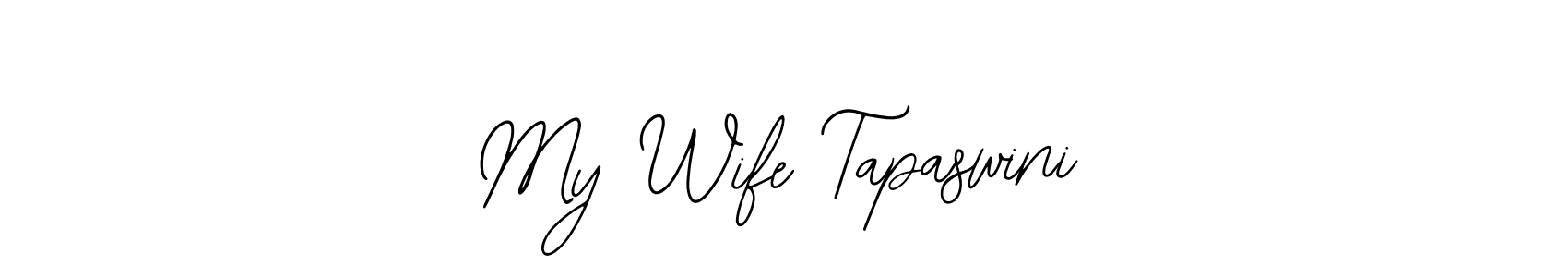 if you are searching for the best signature style for your name My Wife Tapaswini. so please give up your signature search. here we have designed multiple signature styles  using Bearetta-2O07w. My Wife Tapaswini signature style 12 images and pictures png