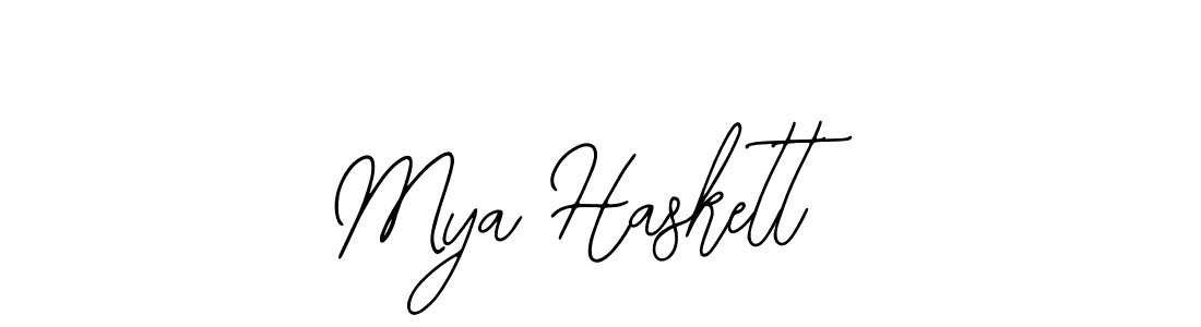 if you are searching for the best signature style for your name Mya Haskett. so please give up your signature search. here we have designed multiple signature styles  using Bearetta-2O07w. Mya Haskett signature style 12 images and pictures png