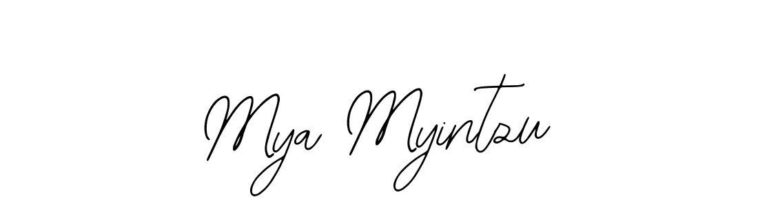 Also You can easily find your signature by using the search form. We will create Mya Myintzu name handwritten signature images for you free of cost using Bearetta-2O07w sign style. Mya Myintzu signature style 12 images and pictures png