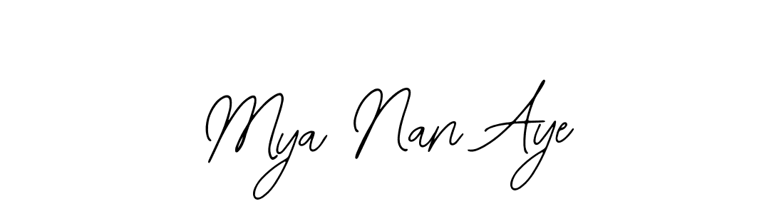 How to Draw Mya Nan Aye signature style? Bearetta-2O07w is a latest design signature styles for name Mya Nan Aye. Mya Nan Aye signature style 12 images and pictures png