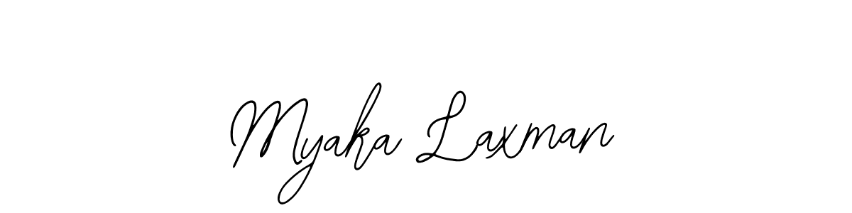 Bearetta-2O07w is a professional signature style that is perfect for those who want to add a touch of class to their signature. It is also a great choice for those who want to make their signature more unique. Get Myaka Laxman name to fancy signature for free. Myaka Laxman signature style 12 images and pictures png