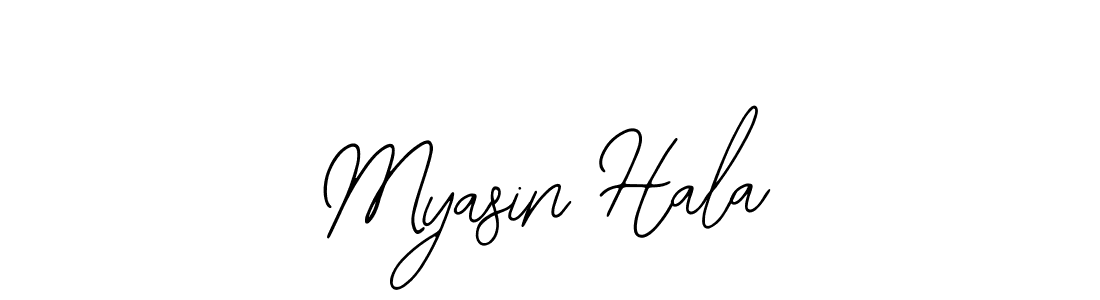 Check out images of Autograph of Myasin Hala name. Actor Myasin Hala Signature Style. Bearetta-2O07w is a professional sign style online. Myasin Hala signature style 12 images and pictures png