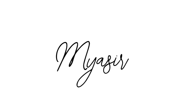 Myasir stylish signature style. Best Handwritten Sign (Bearetta-2O07w) for my name. Handwritten Signature Collection Ideas for my name Myasir. Myasir signature style 12 images and pictures png