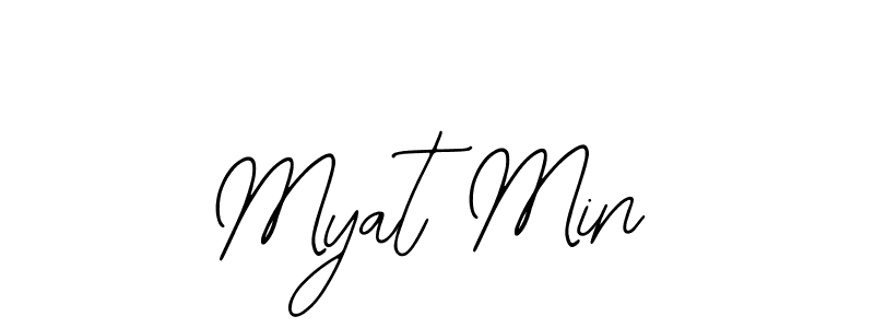 Similarly Bearetta-2O07w is the best handwritten signature design. Signature creator online .You can use it as an online autograph creator for name Myat Min. Myat Min signature style 12 images and pictures png