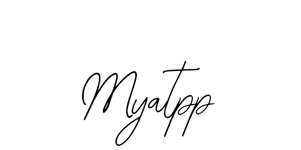 Myatpp stylish signature style. Best Handwritten Sign (Bearetta-2O07w) for my name. Handwritten Signature Collection Ideas for my name Myatpp. Myatpp signature style 12 images and pictures png