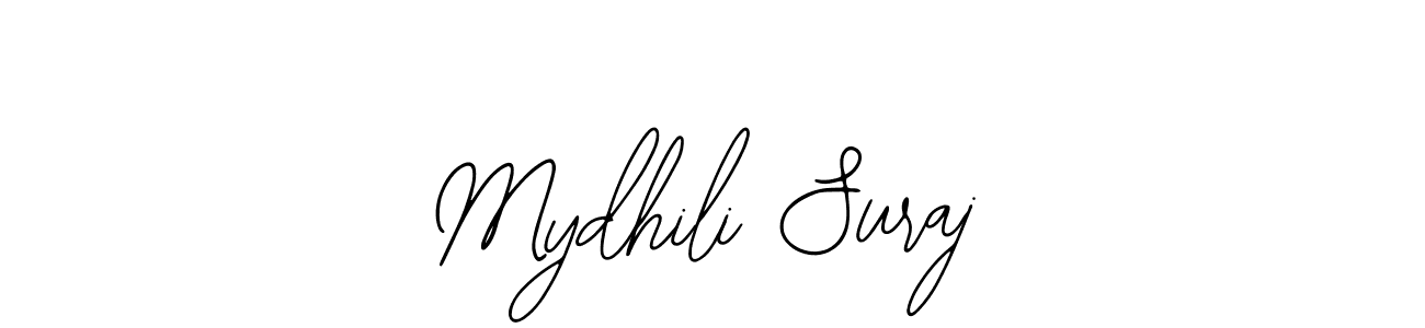 Create a beautiful signature design for name Mydhili Suraj. With this signature (Bearetta-2O07w) fonts, you can make a handwritten signature for free. Mydhili Suraj signature style 12 images and pictures png