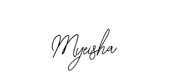 How to make Myeisha signature? Bearetta-2O07w is a professional autograph style. Create handwritten signature for Myeisha name. Myeisha signature style 12 images and pictures png