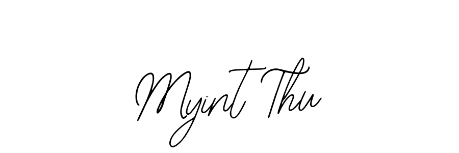 Myint Thu stylish signature style. Best Handwritten Sign (Bearetta-2O07w) for my name. Handwritten Signature Collection Ideas for my name Myint Thu. Myint Thu signature style 12 images and pictures png