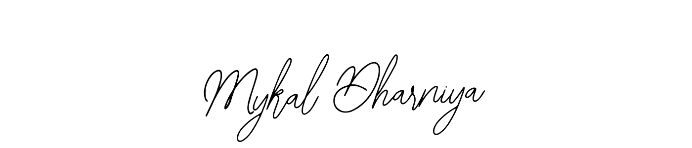 How to make Mykal Dharniya signature? Bearetta-2O07w is a professional autograph style. Create handwritten signature for Mykal Dharniya name. Mykal Dharniya signature style 12 images and pictures png