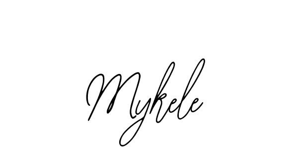 Make a beautiful signature design for name Mykele. With this signature (Bearetta-2O07w) style, you can create a handwritten signature for free. Mykele signature style 12 images and pictures png