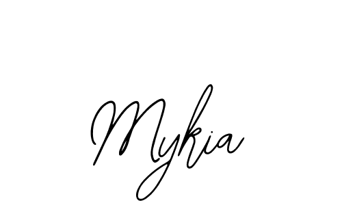 How to make Mykia signature? Bearetta-2O07w is a professional autograph style. Create handwritten signature for Mykia name. Mykia signature style 12 images and pictures png