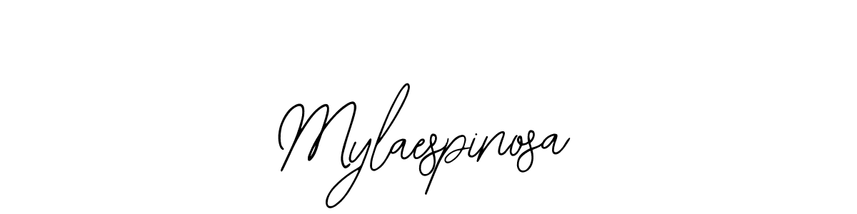 You should practise on your own different ways (Bearetta-2O07w) to write your name (Mylaespinosa) in signature. don't let someone else do it for you. Mylaespinosa signature style 12 images and pictures png