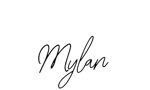 Design your own signature with our free online signature maker. With this signature software, you can create a handwritten (Bearetta-2O07w) signature for name Mylan. Mylan signature style 12 images and pictures png