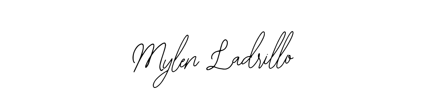 How to make Mylen Ladrillo signature? Bearetta-2O07w is a professional autograph style. Create handwritten signature for Mylen Ladrillo name. Mylen Ladrillo signature style 12 images and pictures png