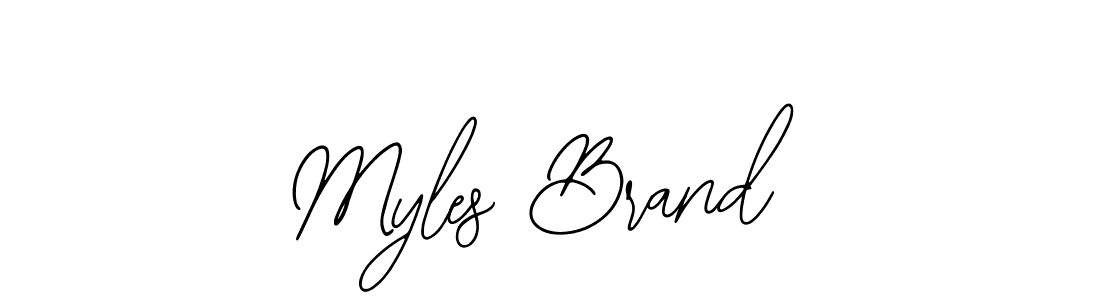 Best and Professional Signature Style for Myles Brand. Bearetta-2O07w Best Signature Style Collection. Myles Brand signature style 12 images and pictures png