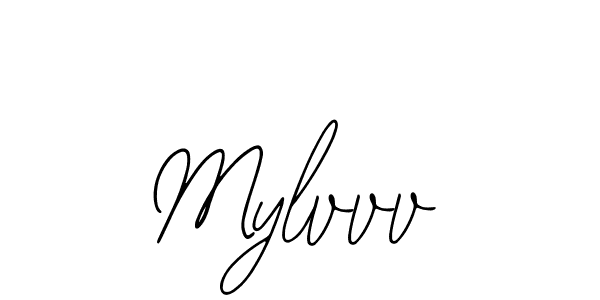 How to make Mylvvv name signature. Use Bearetta-2O07w style for creating short signs online. This is the latest handwritten sign. Mylvvv signature style 12 images and pictures png