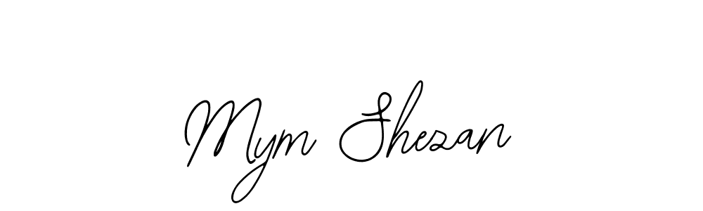 Make a beautiful signature design for name Mym Shezan. With this signature (Bearetta-2O07w) style, you can create a handwritten signature for free. Mym Shezan signature style 12 images and pictures png