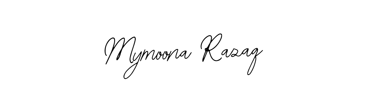 Use a signature maker to create a handwritten signature online. With this signature software, you can design (Bearetta-2O07w) your own signature for name Mymoona Razaq. Mymoona Razaq signature style 12 images and pictures png