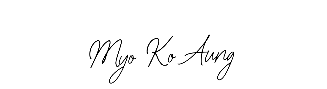 Also we have Myo Ko Aung name is the best signature style. Create professional handwritten signature collection using Bearetta-2O07w autograph style. Myo Ko Aung signature style 12 images and pictures png