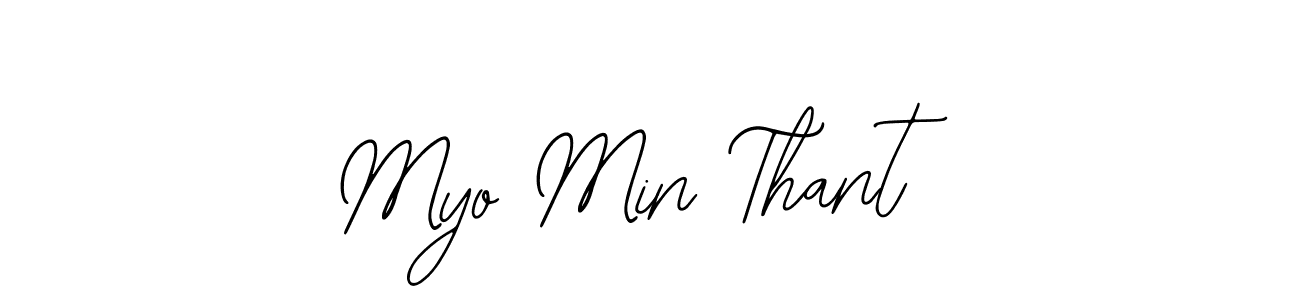 if you are searching for the best signature style for your name Myo Min Thant. so please give up your signature search. here we have designed multiple signature styles  using Bearetta-2O07w. Myo Min Thant signature style 12 images and pictures png