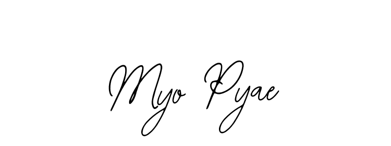 How to make Myo Pyae signature? Bearetta-2O07w is a professional autograph style. Create handwritten signature for Myo Pyae name. Myo Pyae signature style 12 images and pictures png