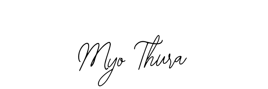 Use a signature maker to create a handwritten signature online. With this signature software, you can design (Bearetta-2O07w) your own signature for name Myo Thura. Myo Thura signature style 12 images and pictures png