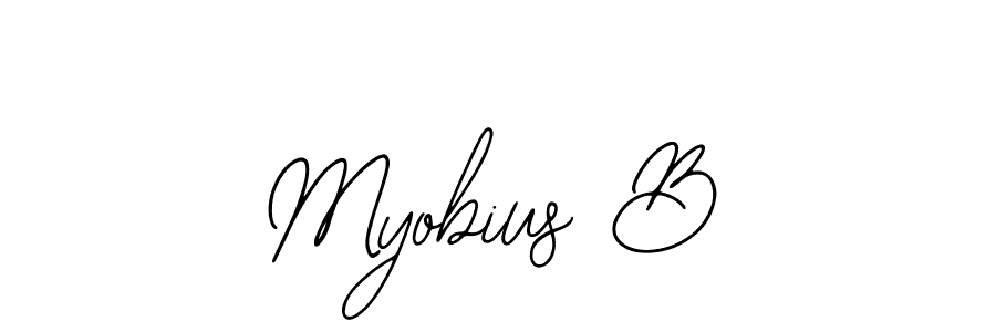 Myobius B stylish signature style. Best Handwritten Sign (Bearetta-2O07w) for my name. Handwritten Signature Collection Ideas for my name Myobius B. Myobius B signature style 12 images and pictures png