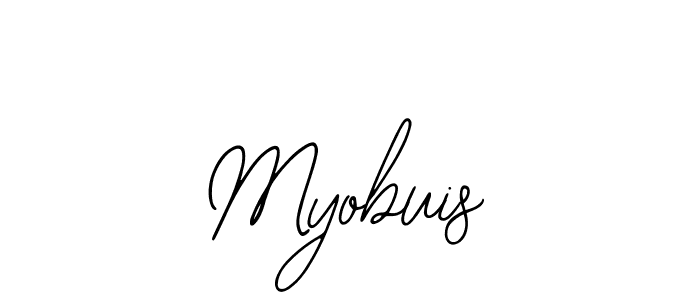How to make Myobuis signature? Bearetta-2O07w is a professional autograph style. Create handwritten signature for Myobuis name. Myobuis signature style 12 images and pictures png