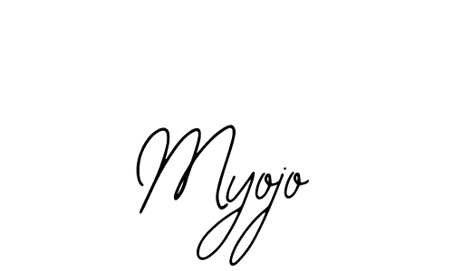 Myojo stylish signature style. Best Handwritten Sign (Bearetta-2O07w) for my name. Handwritten Signature Collection Ideas for my name Myojo. Myojo signature style 12 images and pictures png