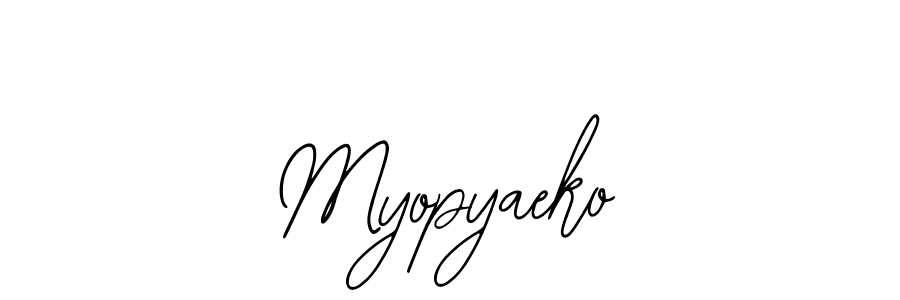You can use this online signature creator to create a handwritten signature for the name Myopyaeko. This is the best online autograph maker. Myopyaeko signature style 12 images and pictures png