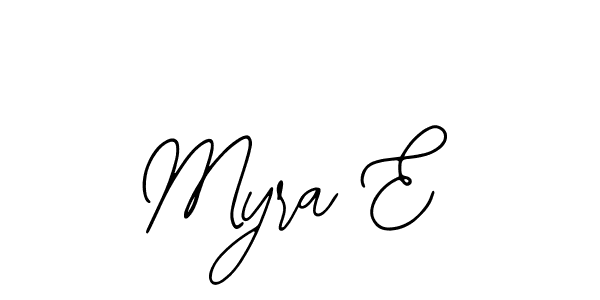 See photos of Myra E official signature by Spectra . Check more albums & portfolios. Read reviews & check more about Bearetta-2O07w font. Myra E signature style 12 images and pictures png