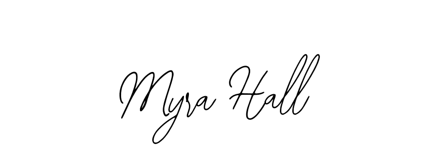 Use a signature maker to create a handwritten signature online. With this signature software, you can design (Bearetta-2O07w) your own signature for name Myra Hall. Myra Hall signature style 12 images and pictures png