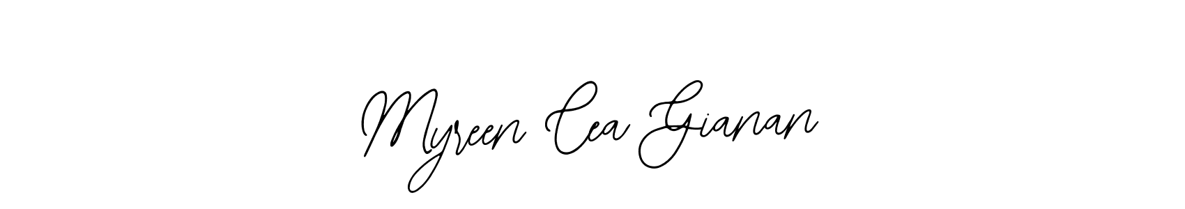 You can use this online signature creator to create a handwritten signature for the name Myreen Cea Gianan. This is the best online autograph maker. Myreen Cea Gianan signature style 12 images and pictures png