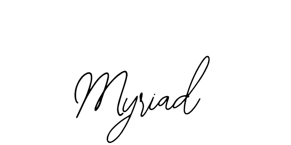 if you are searching for the best signature style for your name Myriad. so please give up your signature search. here we have designed multiple signature styles  using Bearetta-2O07w. Myriad signature style 12 images and pictures png