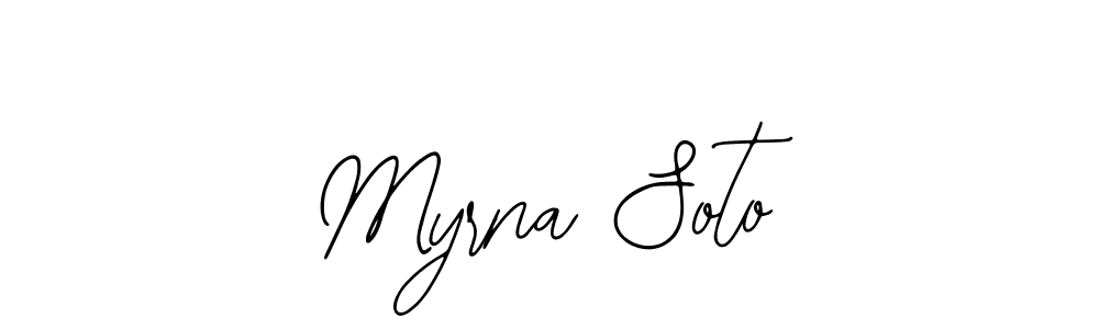 Myrna Soto stylish signature style. Best Handwritten Sign (Bearetta-2O07w) for my name. Handwritten Signature Collection Ideas for my name Myrna Soto. Myrna Soto signature style 12 images and pictures png