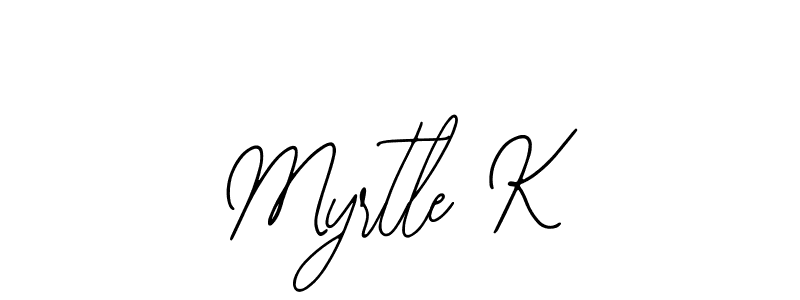 How to Draw Myrtle K signature style? Bearetta-2O07w is a latest design signature styles for name Myrtle K. Myrtle K signature style 12 images and pictures png