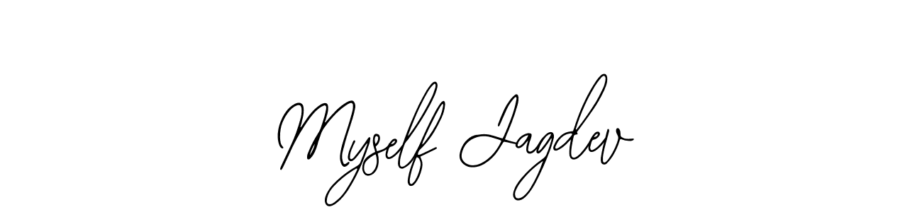 Create a beautiful signature design for name Myself Jagdev. With this signature (Bearetta-2O07w) fonts, you can make a handwritten signature for free. Myself Jagdev signature style 12 images and pictures png