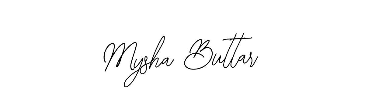 Once you've used our free online signature maker to create your best signature Bearetta-2O07w style, it's time to enjoy all of the benefits that Mysha Buttar name signing documents. Mysha Buttar signature style 12 images and pictures png