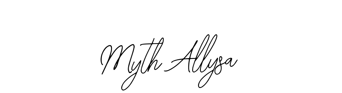 This is the best signature style for the Myth Allysa name. Also you like these signature font (Bearetta-2O07w). Mix name signature. Myth Allysa signature style 12 images and pictures png