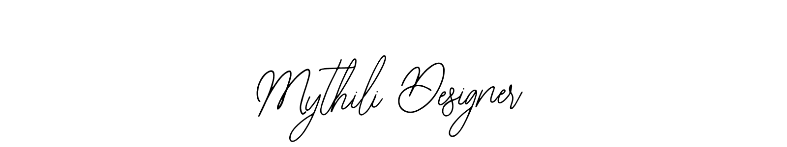 if you are searching for the best signature style for your name Mythili Designer. so please give up your signature search. here we have designed multiple signature styles  using Bearetta-2O07w. Mythili Designer signature style 12 images and pictures png