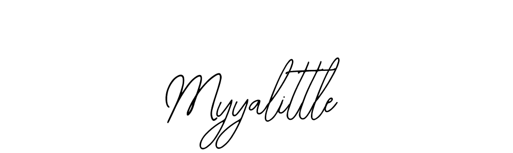 Make a beautiful signature design for name Myyalittle. With this signature (Bearetta-2O07w) style, you can create a handwritten signature for free. Myyalittle signature style 12 images and pictures png