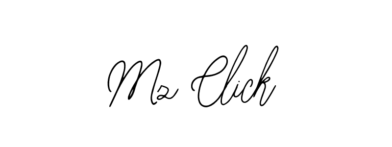 Also You can easily find your signature by using the search form. We will create Mz Click name handwritten signature images for you free of cost using Bearetta-2O07w sign style. Mz Click signature style 12 images and pictures png