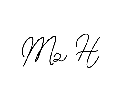 Also You can easily find your signature by using the search form. We will create Mz H name handwritten signature images for you free of cost using Bearetta-2O07w sign style. Mz H signature style 12 images and pictures png