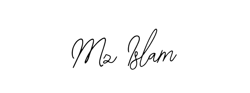Once you've used our free online signature maker to create your best signature Bearetta-2O07w style, it's time to enjoy all of the benefits that Mz Islam name signing documents. Mz Islam signature style 12 images and pictures png