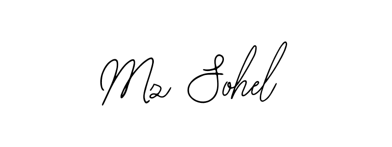 Also You can easily find your signature by using the search form. We will create Mz Sohel name handwritten signature images for you free of cost using Bearetta-2O07w sign style. Mz Sohel signature style 12 images and pictures png