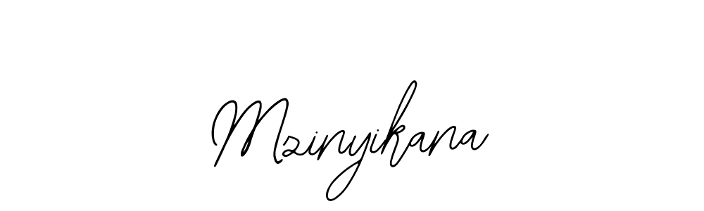 You should practise on your own different ways (Bearetta-2O07w) to write your name (Mzinyikana) in signature. don't let someone else do it for you. Mzinyikana signature style 12 images and pictures png
