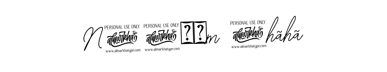 Similarly Bearetta-2O07w is the best handwritten signature design. Signature creator online .You can use it as an online autograph creator for name N@$ęęm $hãhã. N@$ęęm $hãhã signature style 12 images and pictures png