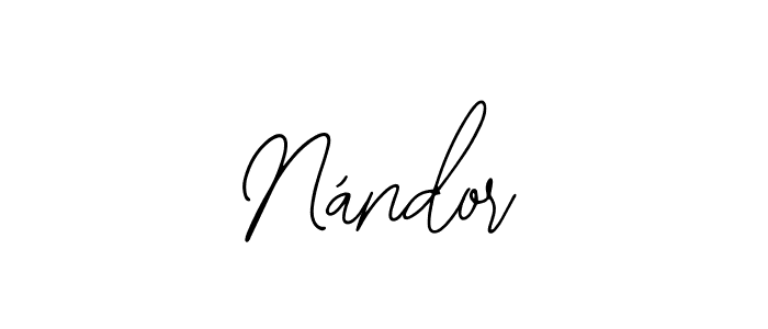 You should practise on your own different ways (Bearetta-2O07w) to write your name (Nándor) in signature. don't let someone else do it for you. Nándor signature style 12 images and pictures png