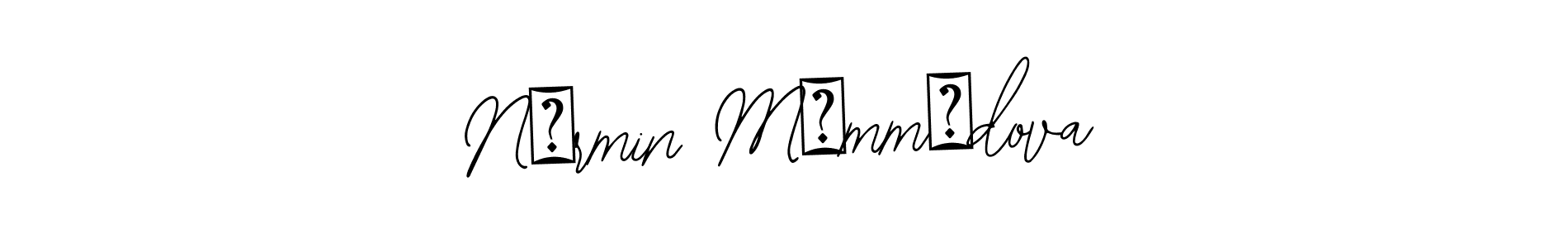 Make a beautiful signature design for name Nərmin Məmmədova. Use this online signature maker to create a handwritten signature for free. Nərmin Məmmədova signature style 12 images and pictures png